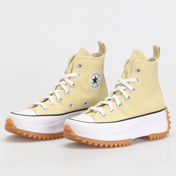 NWT Converse Run Star Hike Platform lemon drop high top Chuck Taylor sneaker - Picture 10 of 12